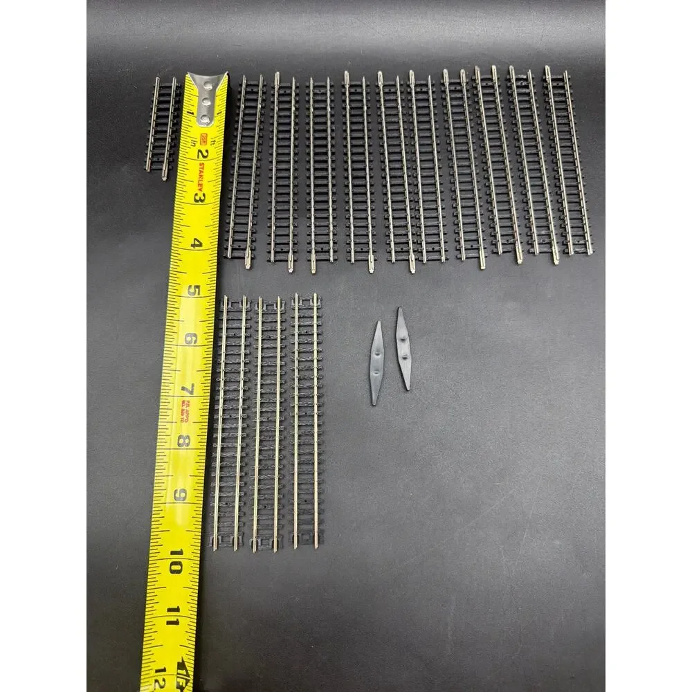 Atlas N Scale Nickel Silver Track Lot 2501 2510 Straight Curved Track Rerailers